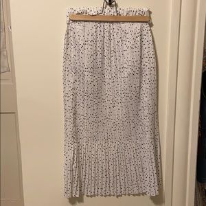 Polka dot long skirt